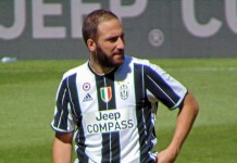 Gonzalo Higuain, fonte Di Photo by Leandro Ceruti from Rosta, ItaliaCropped and retouched by Danyele - juve 6 leggenda (original photo), CC BY-SA 2.0, https://commons.wikimedia.org/w/index.php?curid=59303377