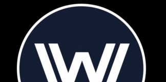 Westworld logo, font Wikimedia Commons