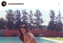 Oriana Sabatini, nuova fiamma di Dybala, sul suo profilo Instagram,