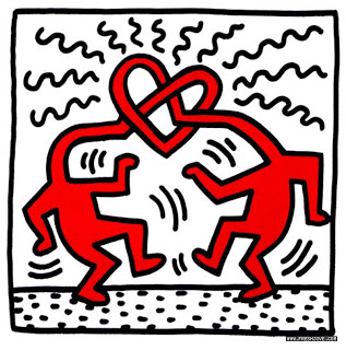 Keith Haring, Senza titolo (Amore), 1989, Hamilton Selway Fin Art, Hollywood. Fonte: Svirgolettate