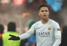 Justin Kluivert, fonte By Антон Зайцев - https://www.soccer.ru/galery/1078262/photo/760424, CC BY-SA 3.0, https://commons.wikimedia.org/w/index.php?curid=74242719