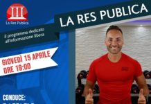 Il personal trainer Daniele Esposito ospite de 'La Res Publica' giovedì 15 aprile 2021